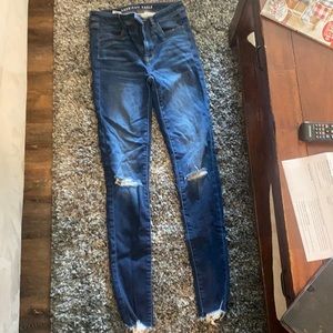 American eagle ripped jeans